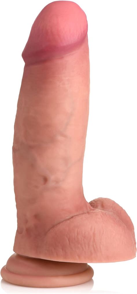 Amazon CURVE TOYS Jock Dual Density Silicone Dildo W Balls For Men Women Couples