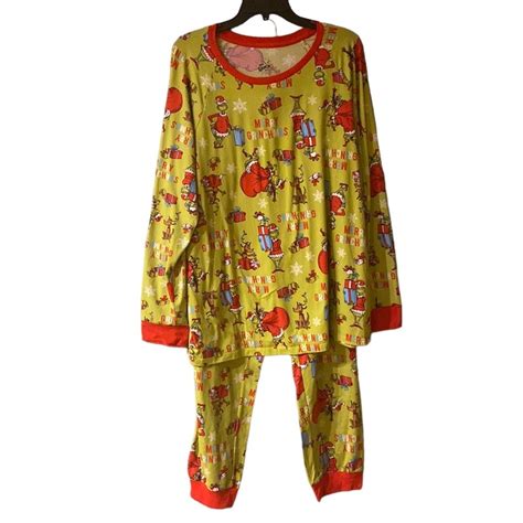 Dr Seuss The Grinch Christmas Pajamas Gem