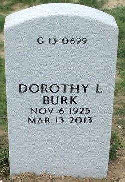 Dorothy Loretta Staley Burk 1925 2013 Memorial Find A Grave