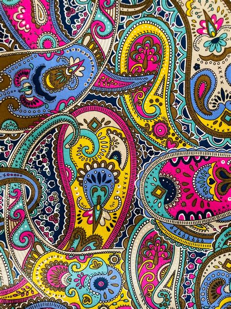 Liberty Tana Lawn 13x 9 The Cadbys Blue Paisley Style Etsy