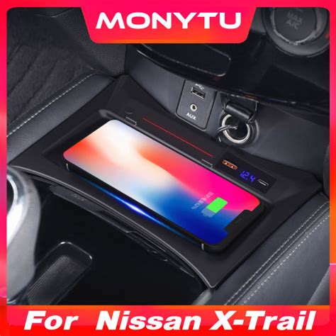 For Nissan X Trail T32 2013 2020 QI Car Wireless Charger 15W Fast Cell