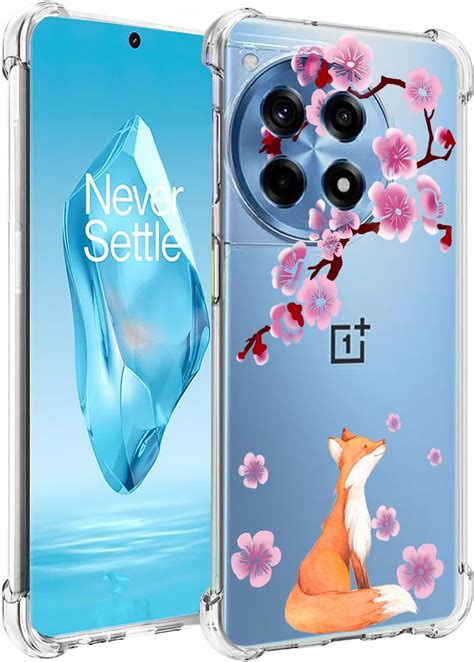 Amazon Ftonglogy For OnePlus 12R 5G Case Clear Cute Flowers