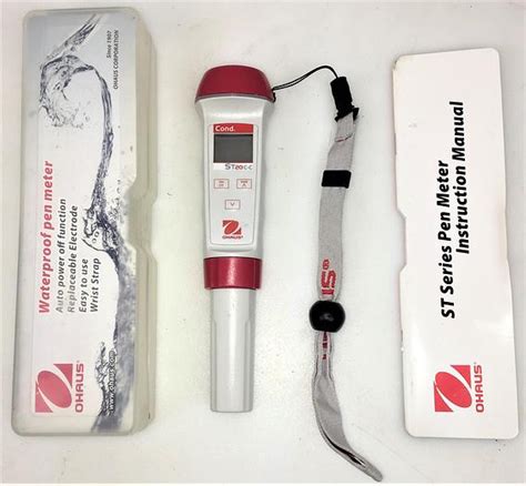 Used Ohaus Starter St C C Waterproof Conductivity Pen Meter For Sale