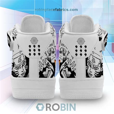 Nrt Uzumaki Bijuu Sneakers Air Mid Custom Anime Shoes Robinplacefabrics