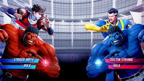 Hulk Strider Hiryu Vs Hulk Doctor Strange Very Hard Marvel Vs