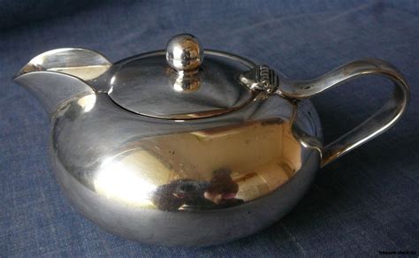 Small Antique Hecworth Silver Plated Art Deco Teapot Antique Price