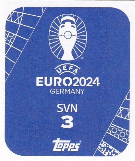 Topps Euro 2024 Sticker Slovenia SVN 3 Benjamin Sesko Artist Euro