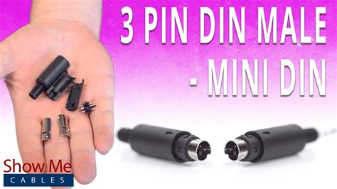 How To Install The 3 Pin Mini DIN Male Solder Connector YouTube