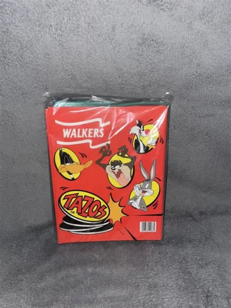 X Tazos Walkers Looney Tunes Collectors Album Empty