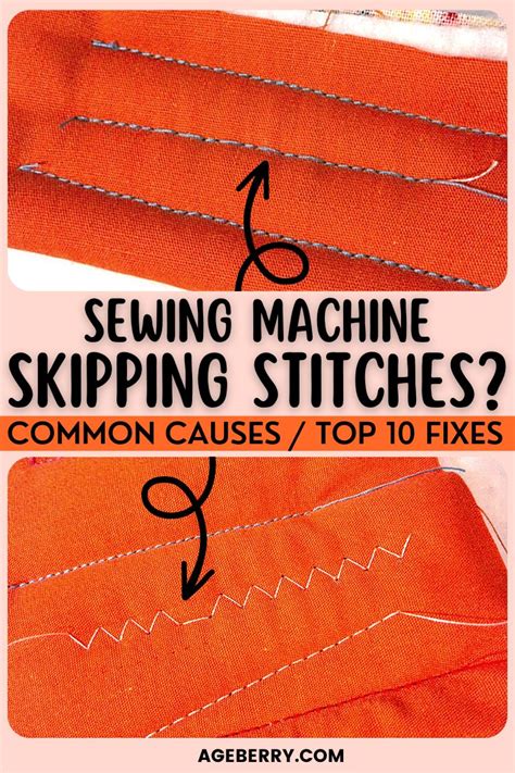 Sewing Machine Skipping Stitches Common Causes Top Fixes