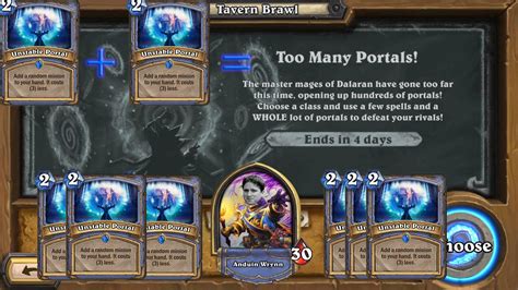 Hearthstone Tavern Troll Too Many Portals YouTube