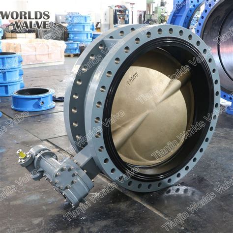 Double Flange Al Bronze C C C Butterfly Valve With Ce Iso Wras