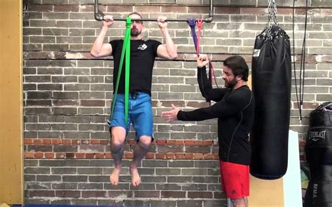 Master The Band Assisted Pull Up Strengthen Your Back Arms Fitness