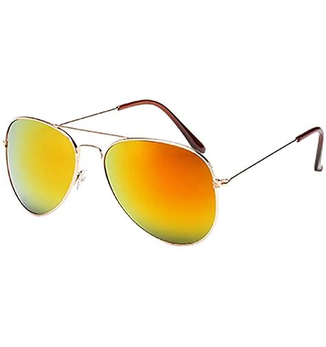 Classic Polarized Aviator Sunglasses For Men And Women Metal Frame