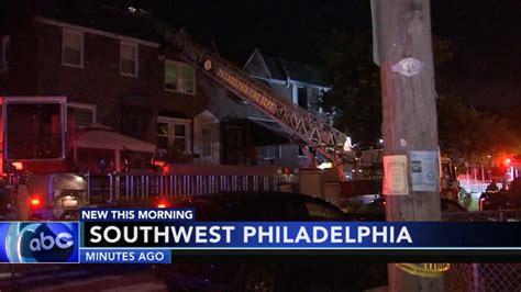 1 Injured In Southwest Philadelphia Fire 6abc Philadelphia