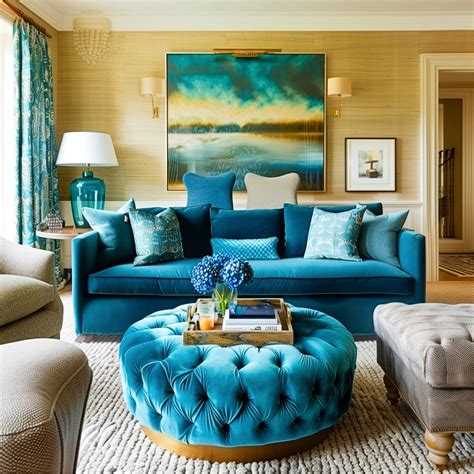 40+ Teal Living Room Ideas You Won't Want to Miss - HearthandPetals