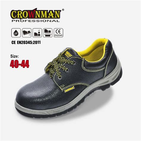 Crownman Ppe Safety Shoes High Boots With Ce Certificate Labor Shoes