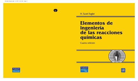 Elementos de ingeniería de las reacciones químicas luis jorge tuya