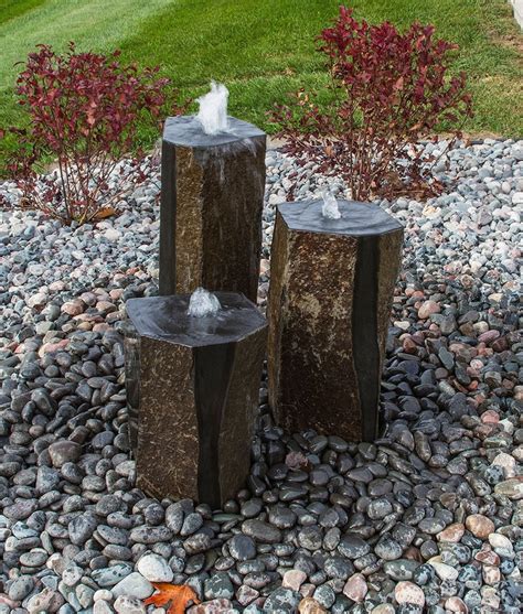 Polished Top Basalt Fountain Kit By Blue Thumb Basalt Fountains