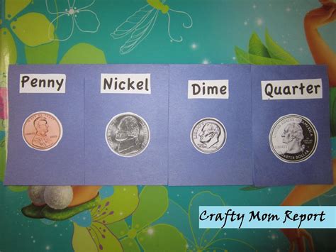 Crafty Mom Report: Let's Learn! - Coins