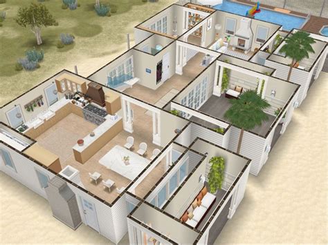 Beach House Room Layout