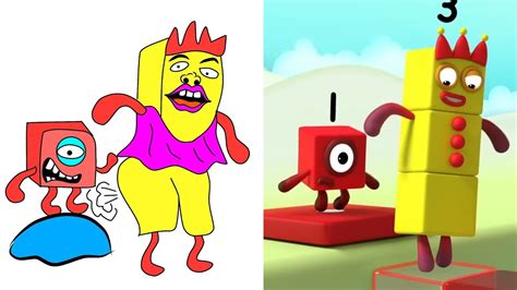 Numberblocks Pattern Palace Drawing Memes Funny Number Blocks