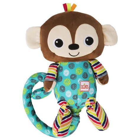 BRIGHT STARTS Jouet d éveil Bananas the Tickle and Tumble Monkey