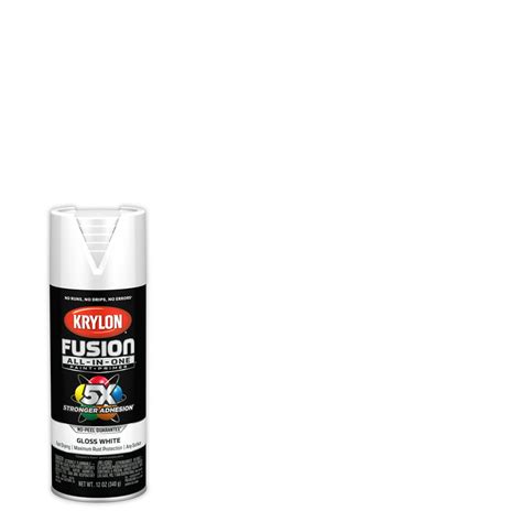 Krylon Fusion All-In-One Spray Paint, Gloss, White, 12 oz. - Walmart ...