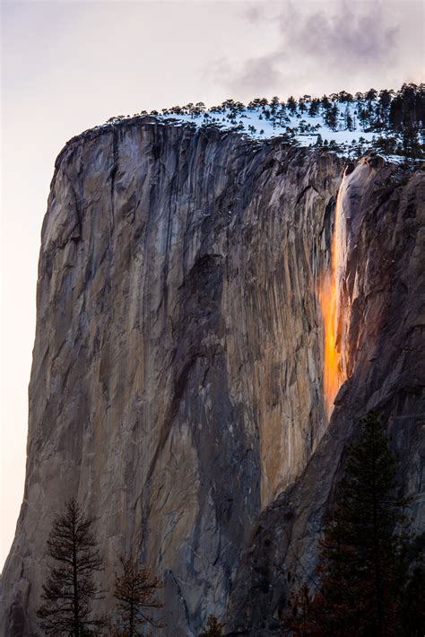 Yosemite Firefalls [OC][1281X1920] : r/EarthPorn