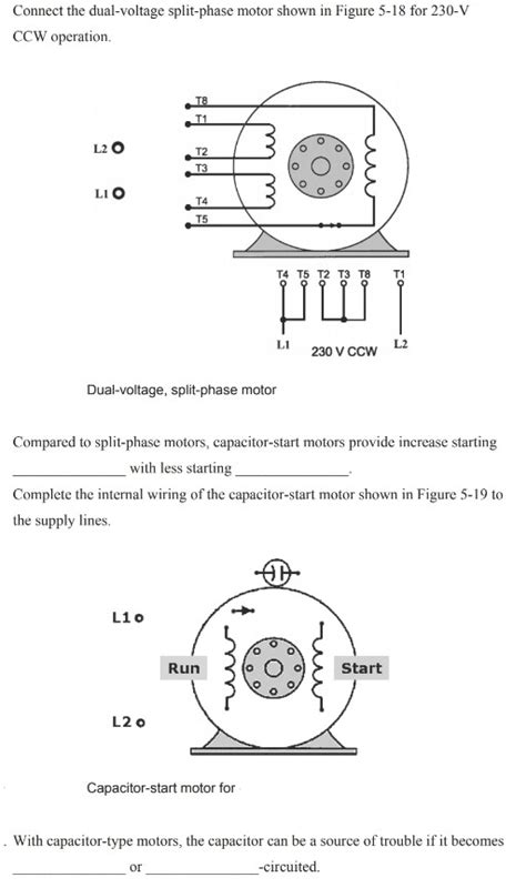 Two Value Capacitor Motor Wiring Diagram Capacitor Motor Split