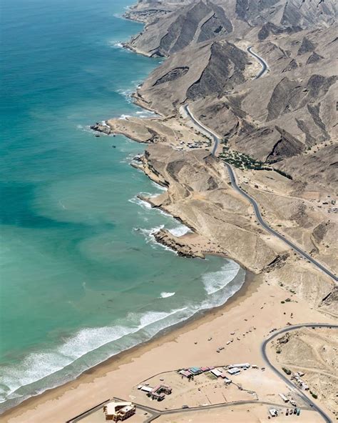 An aerial view of Kund Malir Beach, Balochistan. The photographer who ...