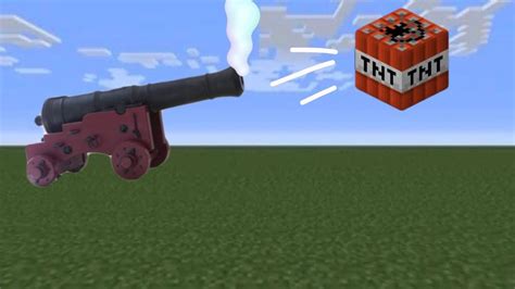 How To Build Tnt Cannon In Minecraft Bedrock Youtube