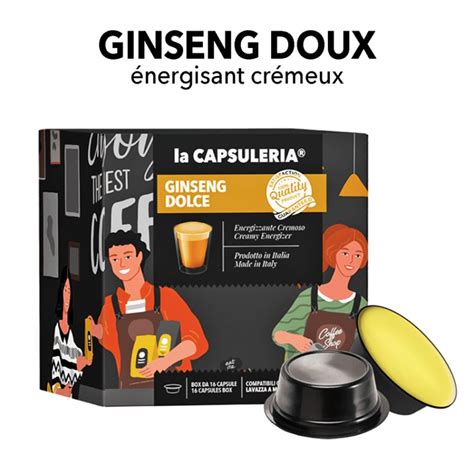 Ginseng Doux Capsules Compatibles Avec Lavazza A Modo Mio