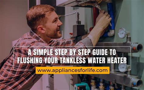 A Simple Step By Step Guide To Flushing Your Tankless Water Heater Appliances For Life