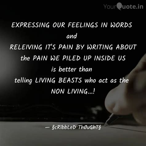 Expressing Our Feelings I Quotes Writings By Xaira Yourquote