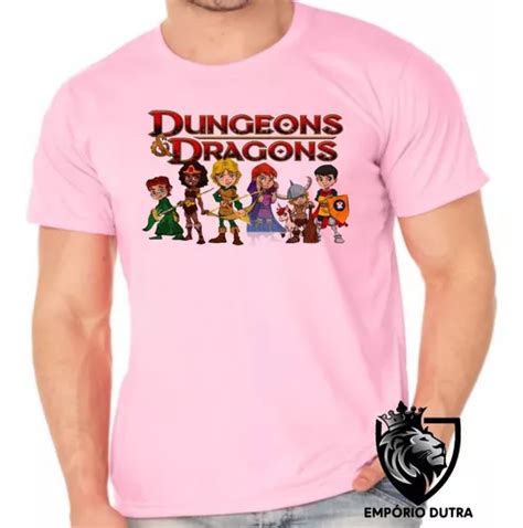 2 Camiseta Infantil Adulto Dungeons E Dragons Caverna Drag