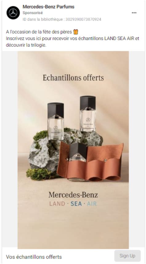 Échantillons Gratuits Du Parfum LANDSEAAIR De Mercedes Benz