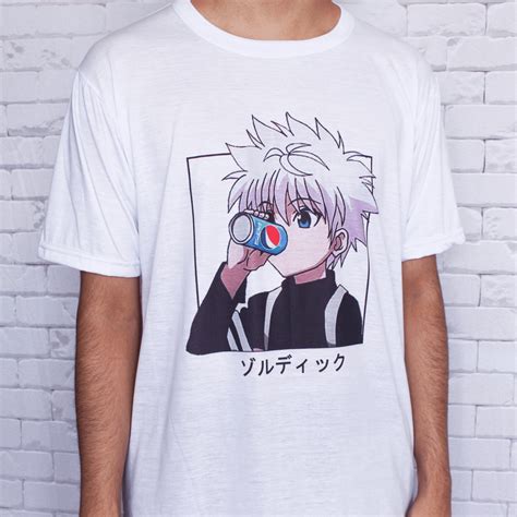 Camiseta Hunter X Hunter Killua Camiseta Masculina Selfmade Usado