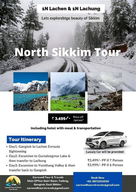 North Sikkim Tour At Rs 3499 Person In Siliguri ID 26269724762