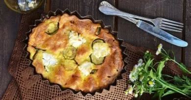 Recette clafoutis de courgette au chèvre Supertoinette