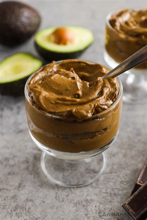 Chocolate Avocado Pudding • The Pink Brain