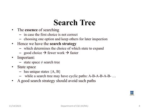 Ai3391 Artificial Intelligence Session 6 Search Algorithmpptx