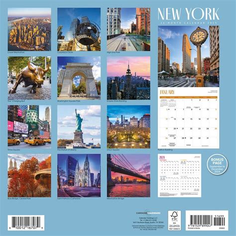 New York 2025 Wall Calendar - Calendars.com