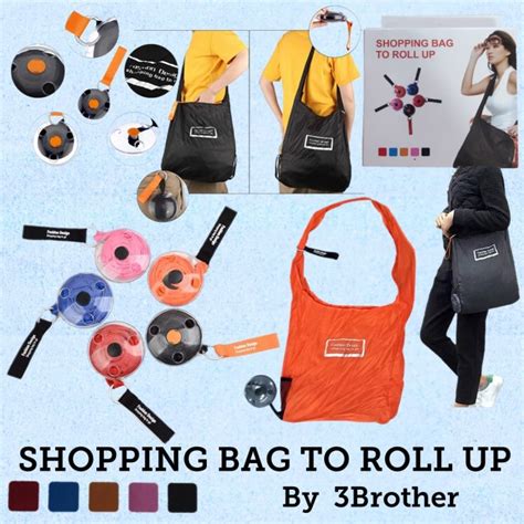 Jual Obral Shopping Bag To Roll Up Tas Belanja Praktis Ramah Lingkungan