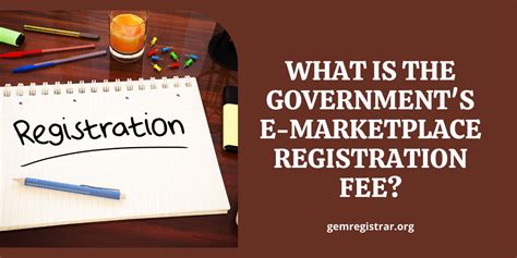 Gem Registration Fee Gem Registrar