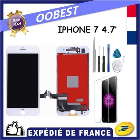 Vitre Tactile Ecran Lcd Pour Iphone Blanc Outils Cdiscount