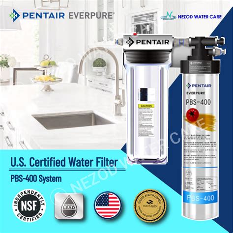 Pentair Everpure Pbs 400 Water Purifier System Set Under Counter Nezod Pools Products Sdn Bhd