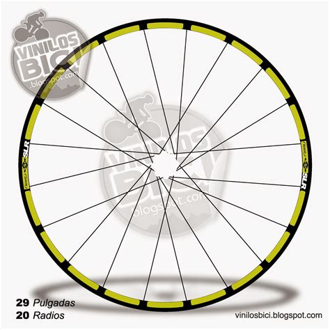 Vinilos Bici Juego De Vinilos Para Llantas Mtb Pulgadas Mavic