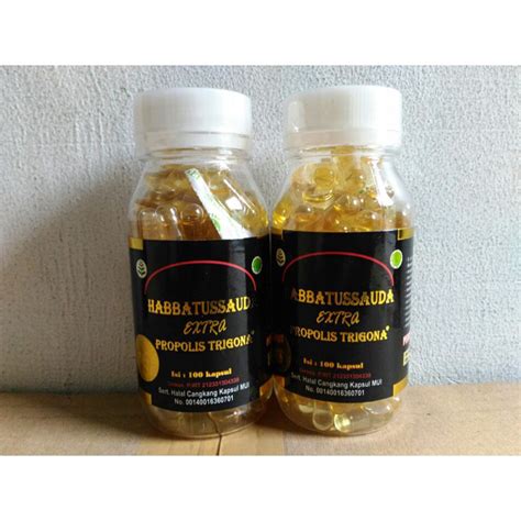 Jual Habbatusauda Propolis Kapsul Extra Propolis Trigona Shopee