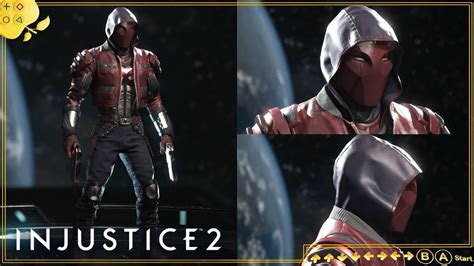 Injustice Personaliza O Do Capuz Vermelho Lvl Equipamento E